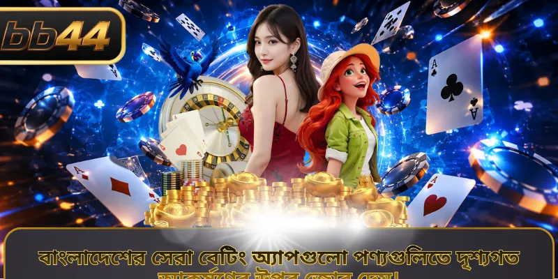 বাংলাদেশের সেরা বেটিং অ্যাপগুলো পণ্যগুলিতে দৃশ্যগত আকর্ষণের উপর জোর দেয়।