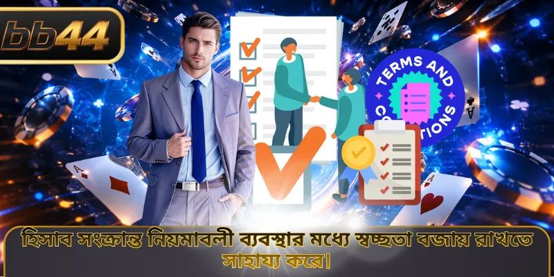 হিসাব সংক্রান্ত নিয়মাবলী ব্যবস্থার মধ্যে স্বচ্ছতা বজায় রাখতে সাহায্য করে।